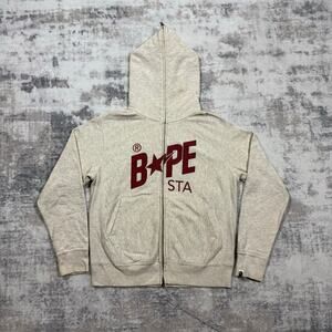 Authentic Bape 2000’s Bapesta Full Zip Hoodie S